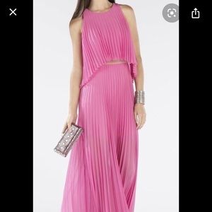 Bcbgmaxazria brand new  with tag pleated gown